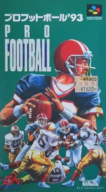 Pro Football '93 (Japan) box cover front